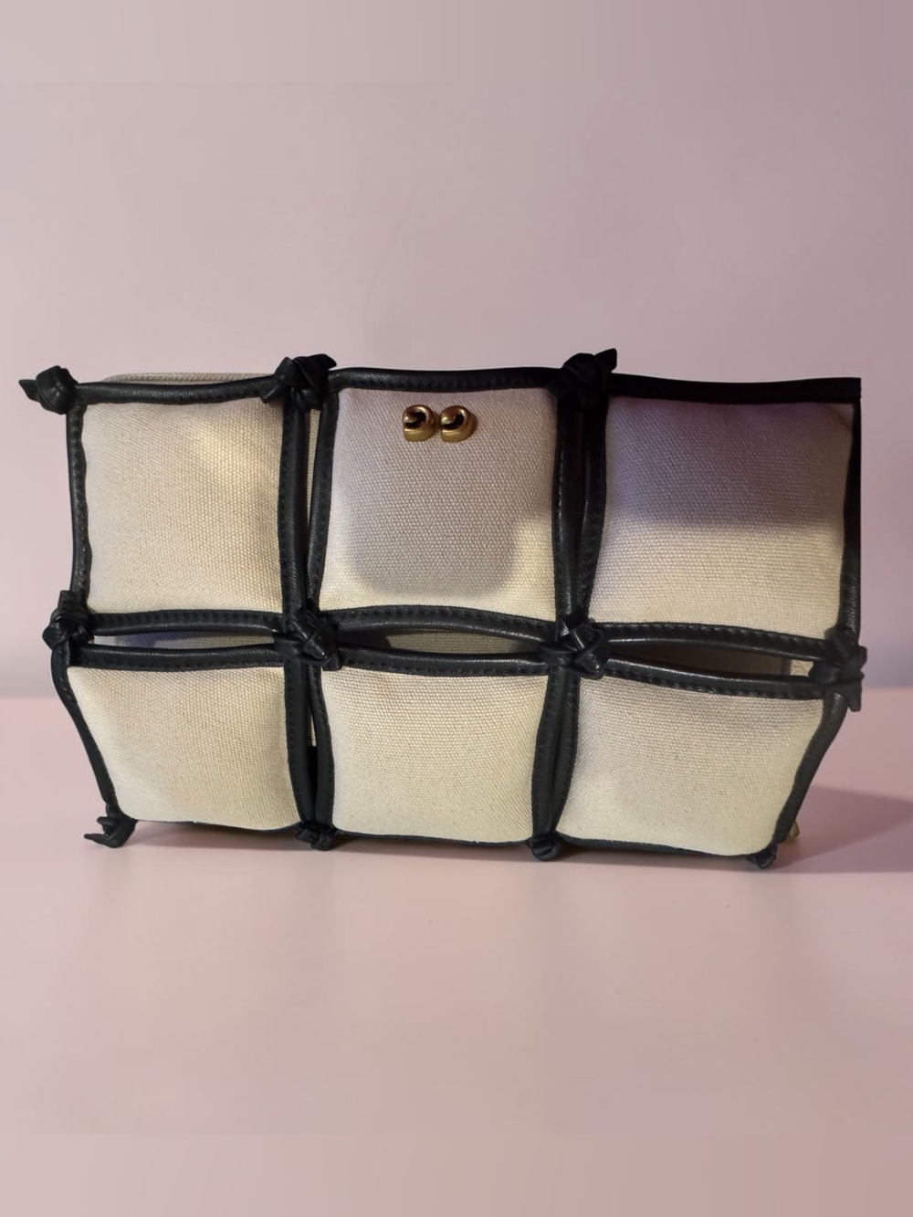 Cult Gaia Puff Crossbody Bag Khaki & Black Nwot comes with dustbag Retail $498 - Picture 7 of 13